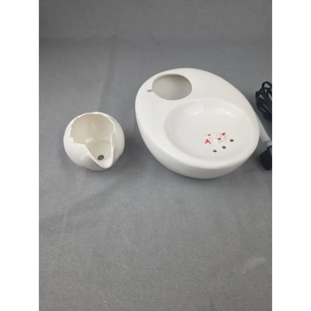 Creative Cat Dog Automatic Circulation Water Dispenser Fountain Koi Fish *VIDEO